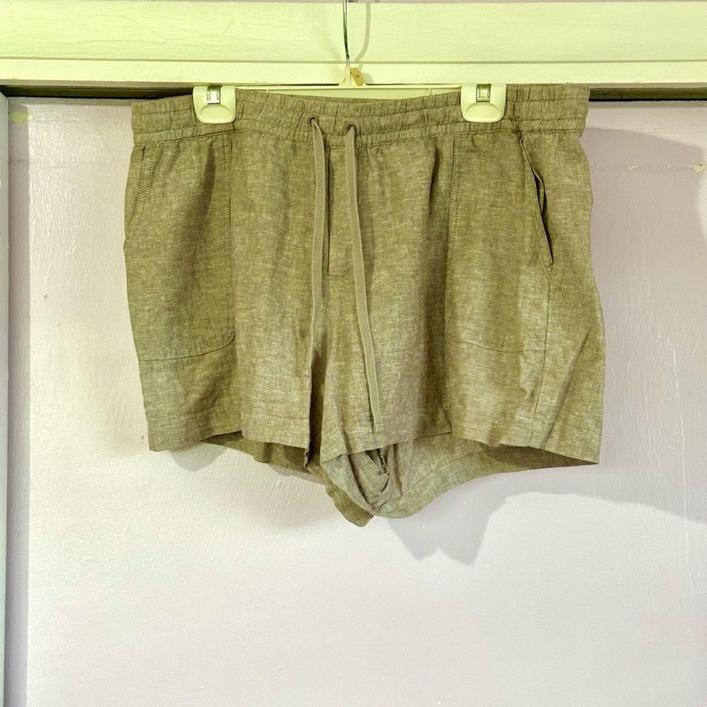 Woman Soho Street Drawstring Shorts from New York & Co Sz XL Brown